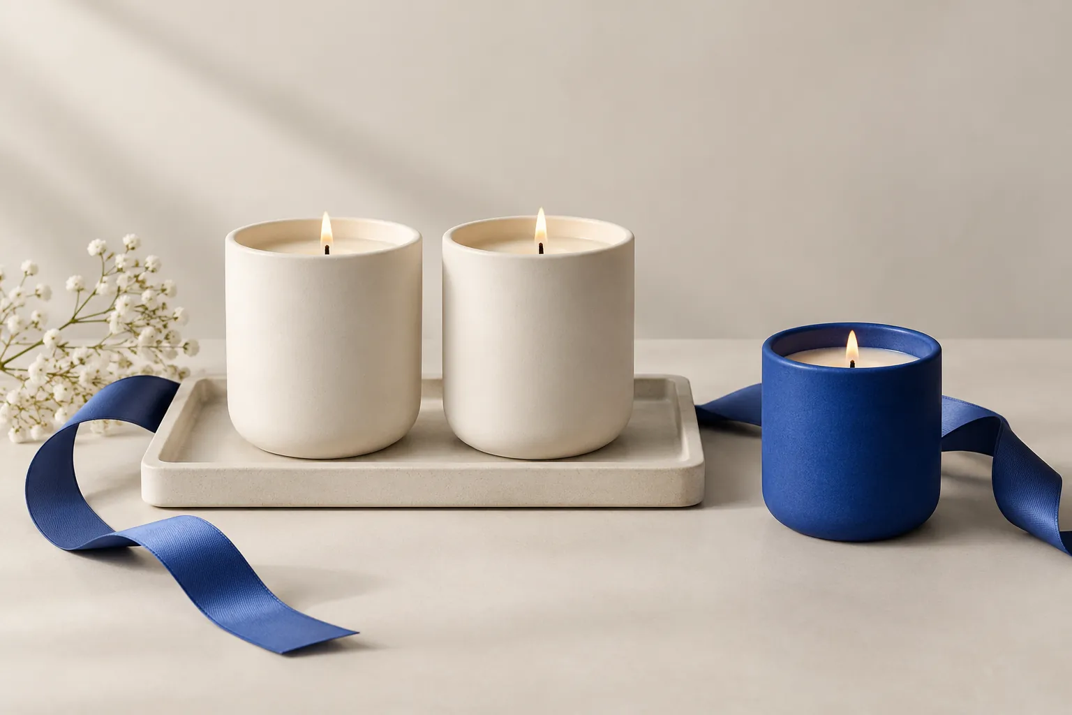 Qualifying candle purchases beside a separate reward candle illustrating a Shopify buy X get Y app guide.